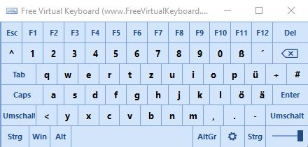 Tastaturvorlagen zum ausdrucken / gestalte mit diesen kostenlosen vorlagen schnell und einfach. Kostenlose Virtuelle Tastatur für Windows - Download