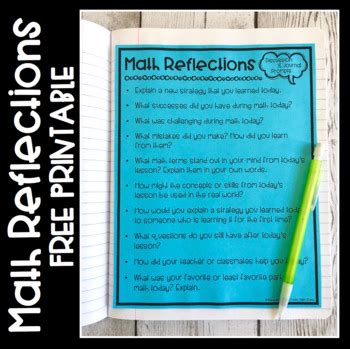 This study sought to investigate in what ways journal writing promotes reflective. Math Reflection: Discussion & Journal Prompts | Math journals, Journal prompts, Math