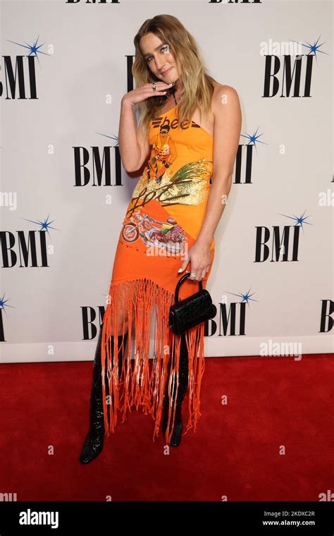 Nashville Usa 08th Nov 2022 Ingrid Andress Arriving At The 67th Annual Bmi Country Awards