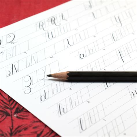 Pencil Calligraphy Pencil Calligraphy Lettering Alpha