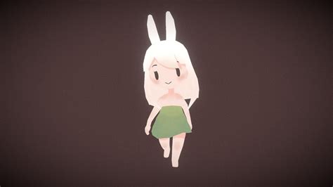 chibi bunny 3d model by meow vortex [52fbb88] sketchfab