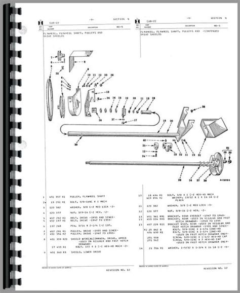 Massey Ferguson 41 Sickle Mower Parts Diagram