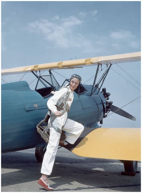 Model Sandy Rice Photo Toni Frissell 1941 Vintage Aircraft Vintage