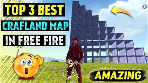 Top 3 Best Craftland Map In Free Fire Free Fire Best Craftland Map