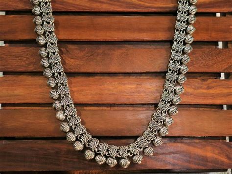 Oxidized Indian Necklace Jewelry Oxidised Silver Choker Bollywood