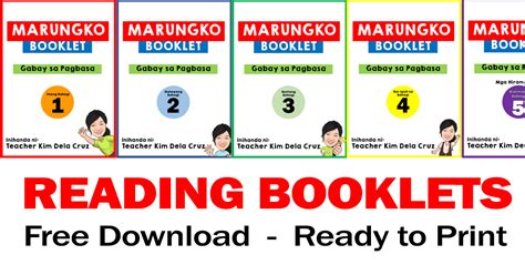 Marungko Booklet Part Free Download Deped Click Vrogue