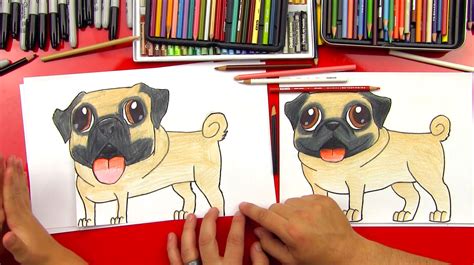 How To Draw A Pug Art For Kids Hub