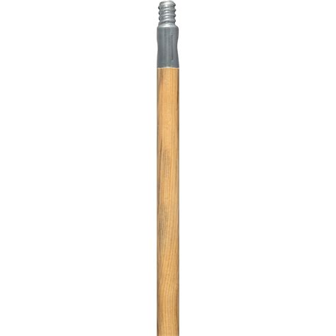 Coastwide 60 Wood Push Broom Handle Threaded Metal Tip Cw57741
