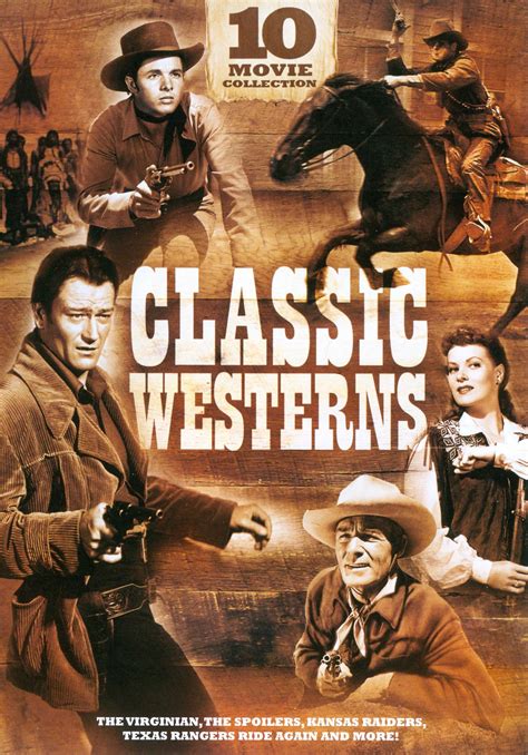 Classic Westerns 10 Movie Collection 3 Discs Dvd Best Buy