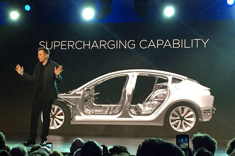 Tesla Unveils The Model 3 Its First Mass Market Electric Car
