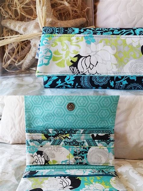 Super Simple Handmade Wallet Tutorial Free Sewing Patternsvg Sew