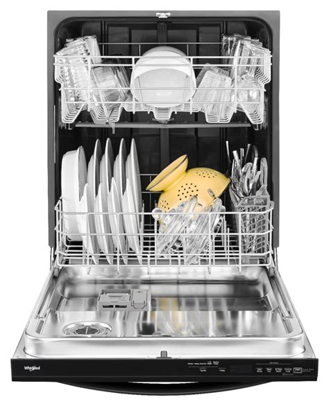 Whirlpool 24 Built In Dishwasher Black Wdt730pahb Best Buy