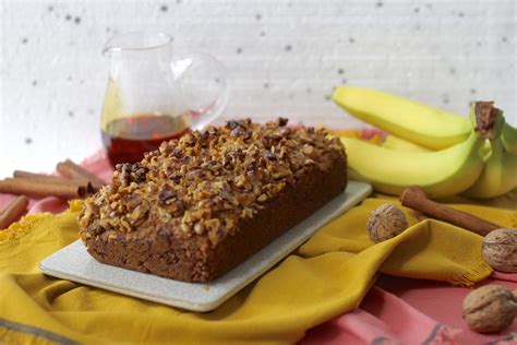 Veganes Walnuss- Bananenbrot Ohne Zucker YUMMY