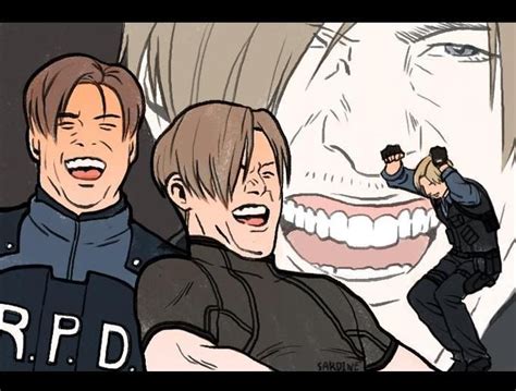 leon s kennedy laughing tom cruise resident evil funny resident evil leon resident evil game