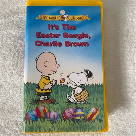 Peanuts Media Charlie Brown Easter Vhs Tape Poshmark