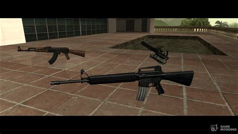 Hq All 90s Weapons Pack For Gta San Andreas