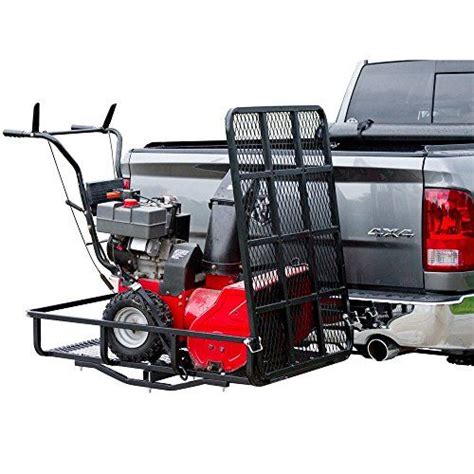 Apex Hitch Mounted Steel Cargo Carrier With Ramp 500 Lb Capacity