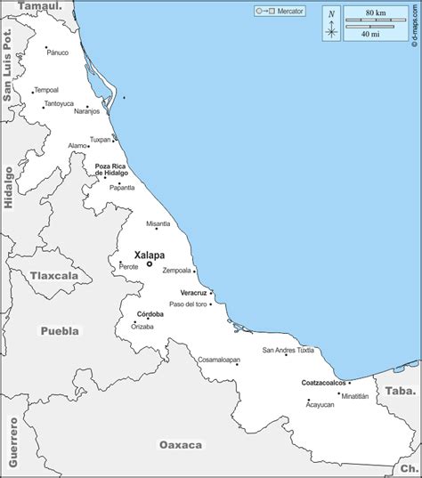Lista 96 Foto Mapa Del Estado De Veracruz Y Sus Municipios Con Nombres