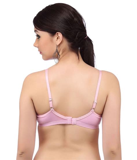 Buy Mybra Pink Cotton Bra Online At Best Prices In India Snapdeal