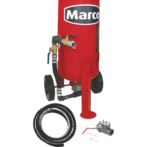 Free Shipping — Marco Air Blast Abrasive Blasting Package — 200 Lb