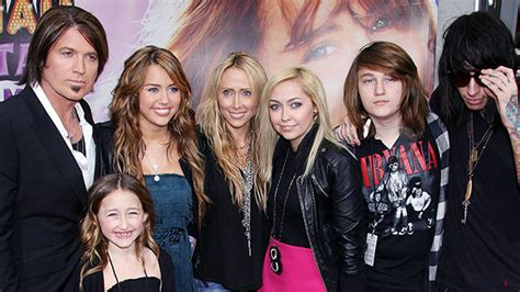 miley cyrus five siblings who are they hollywood life