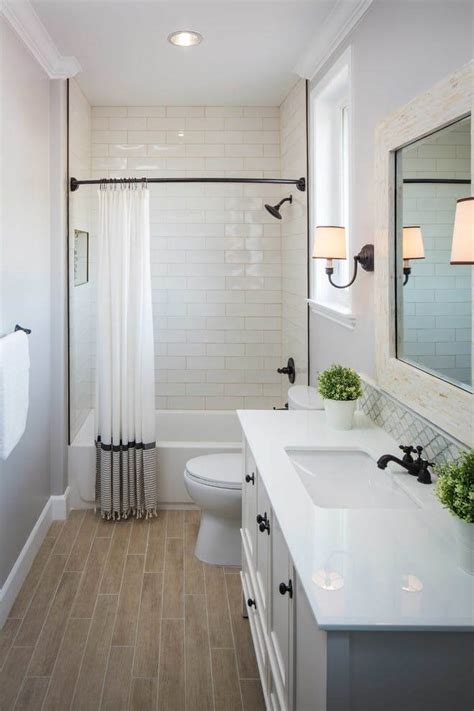 Marble tiling in the tub brings culture into the small space. 50 Best Bathroom Tile Ideas | Floor, Wall, Size, Small ...
