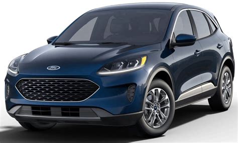 2021 Ford Escape Gets New Antimatter Blue Metallic Color First Look