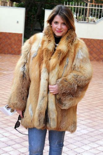 Jacket Fox Fur Coat Fuchsjacke Pelz Mantel Fourrure Renard Pelliccia Volpe Mex Fur Jacket Fox