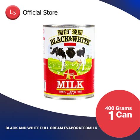 Hong Kong Black And White Full Cream Evaporated Milk 400g Level Five