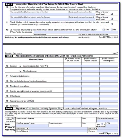 How To Complete Irs Form 8379 Form Resume Examples Aedvmqak1y
