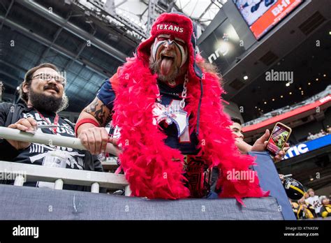 Houston, TX, USA. 25th Dec, 2017. The Ultimate Houston Texans fan prior