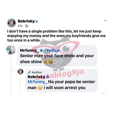 Bobrisky Threatens To Arrest Comedian Sabinus