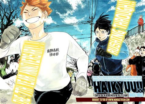Haikyuu Chapter 338 The Decider Match For The Little Giant Haikyu
