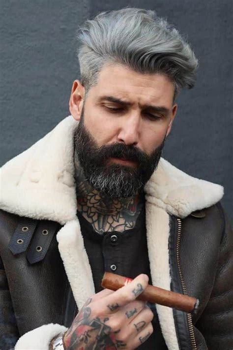 To Dye Or Not To Dye Are Silver Hair Men Still On Trend Grey Hair
