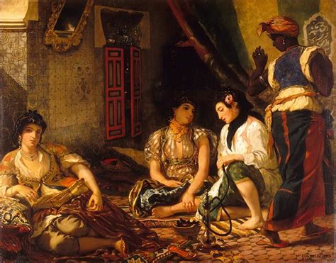 orientalism delacroix 1798 1863 women of algiers in their apartment 1834 œil on canvas
