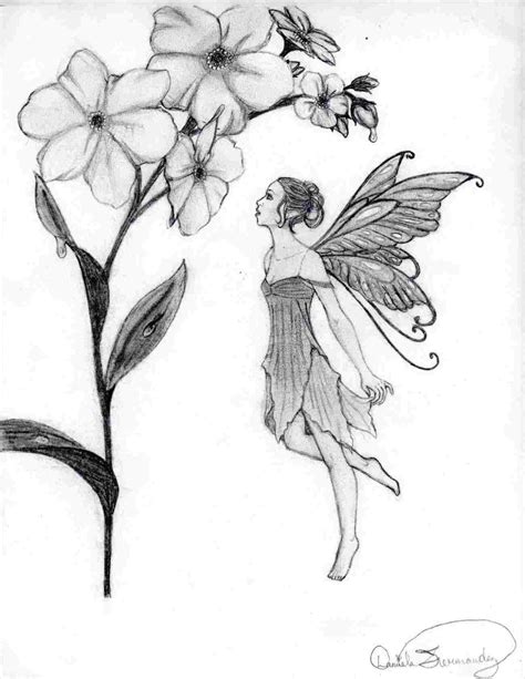 Realistic Fairy Drawing At PaintingValley Com Explore Collection Of Realistic Fairy Drawing