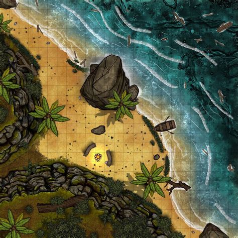 Beach X Battlemaps In Fantasy World Map Dungeon Maps Images My Xxx Hot Girl