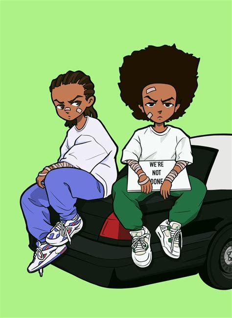 Art Mixing Minimal Streetwear Into Boondocks Art On Keeping The Blm