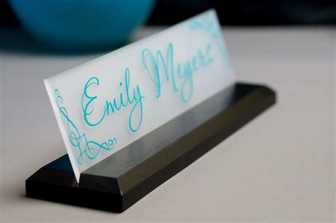 Personalized Desk Name Plate Desk Name Plates Engraved Name Plates