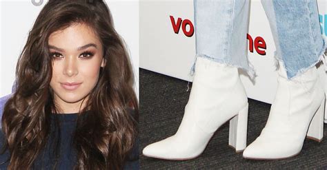 Hailee Steinfeld Performs At Capitals Summertime Ball In White Ankle Boots