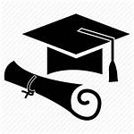 Degree Graduation Icon Cap Academic Diploma Mortarboard