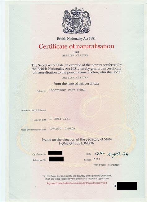 The Certificate Is Being Issued To Be Certified By The British Society