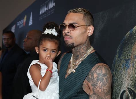 Chris Browns Daughter Royalty Steals The Spotlight Posing In White