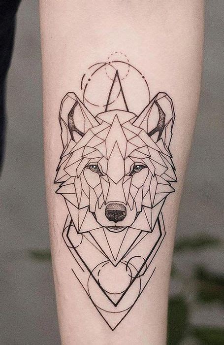 50 Best Wolf Tattoo Design Ideas And Meaning Geometric Wolf Tattoo