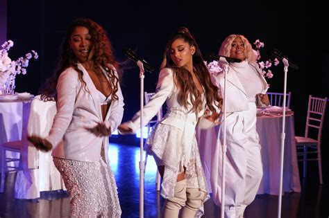 Watch Ariana Grande Recover After Tripping During Live Performance Of Thank U Next Dianne