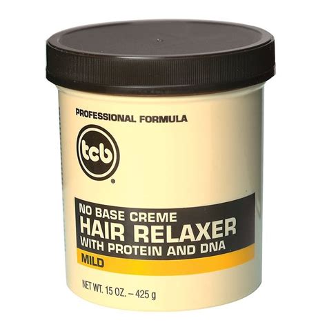 Tcb No Base Creme Hair Relaxer Mild 15 Oz 15 Ounce Relaxer Relaxed