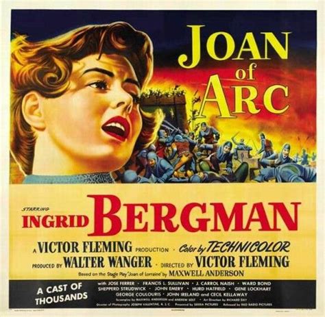 Joan Of Arc 1948 Classic Movie Posters Movie Posters Vintage Vintage Movies Classic Movies
