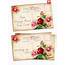 Free Vintage Altered Art Romantic Rose Post Card  Pretty Things