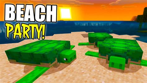 Lets Play Minecraft 10 Beach Party Youtube