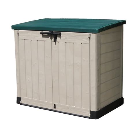 Keter Store It Out Max Garden Storage Beige And Green 1200l Homebase